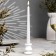 Classic candlestick, 6x5.5 cm, white