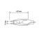 REXANT 5 A, 40 mm with a wire, a set of 10 pairs