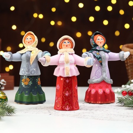 Kovrov toy "Baryshnya Dancing Winter", ceramics-4