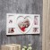 Photo frame plastic in 5 photos 5x7, 6x9, 13x18 cm "Big heart" white 18x35 cm