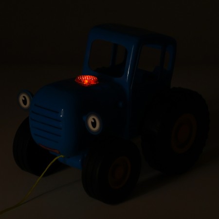 Musical catalka "Blue Tractor" with a stick-7