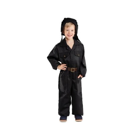 Carnival costume "Tanker", overalls, belt, helmet, 3-5 years old, height 104-116 cm