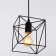 Lamp Bayerlux "Square" 1xe27 40W black 16x16x100 cm.