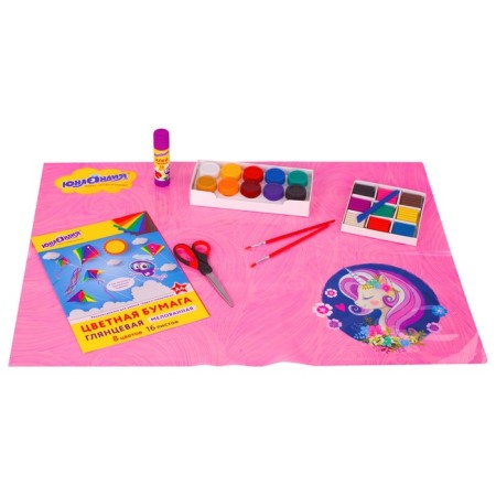 Gluebring table for pvc creativity (folding), 700 x 500 mm, Unoland "Unicorn"-4