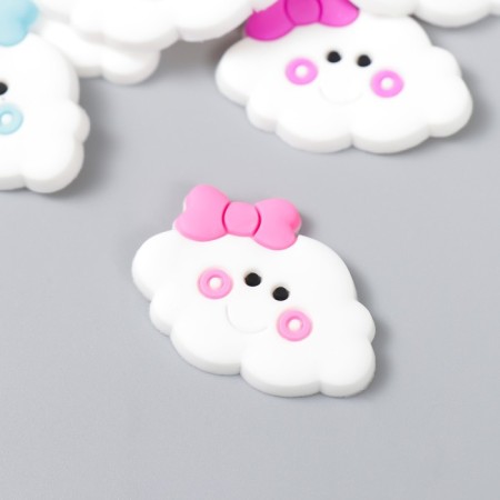 Decor for creativity rubber "Rushi Cloud" set 15 pcs mix 2.5x3.5 cm-2