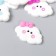 Decor for creativity rubber "Rushi Cloud" set 15 pcs mix 2.5x3.5 cm