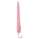 Umbrella - semi -automatic cane "plain", 8 spokes, r = 47 cm, pink color