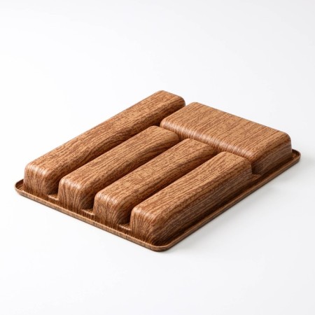 Tiles for cutlery "Woody", 36 × 29 × 5 cm, 5 departments-3
