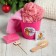 New Year. Set of gift "Sweet, Happy New Year" towel and accessories
