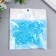 Decor for creativity plastic "Ring for the chain" transparent blue set 25 pcs 2.3x1.65 cm