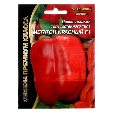 Sweet pepper "Megaton Red" F1, 12 pcs