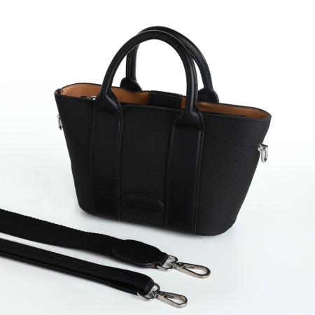 Bag Female Tout with zipper, black color-7