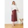 Female skirt, size 64, burgundy color