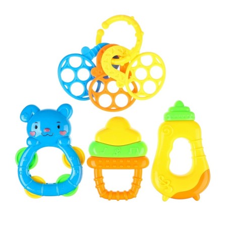 A set of rattles "Bright mood", 4 pcs, color mix, crush me-2