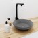 Uperwood sfera sink, 40 cm, round, graphite