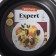 Form "Expert", 3.5 l, d = 26 cm, glass cover, plastic handles, anti -stick coating, burgundy color