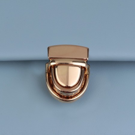 Bag -3 × 2 cm fastener, golden color-3