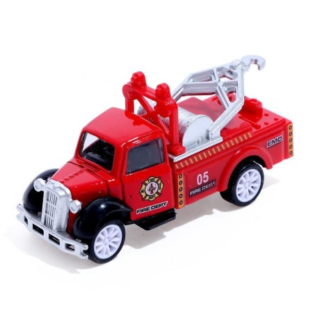 Metal truck "Fire Service", inertia, mix-5