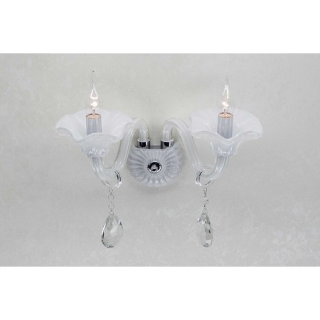 Bra “Irida”, 2x60W E14, white 19x29.5x35.5 cm-1