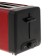 Toster Bosch TAT4P424, 970 W, 6 frying modes, 2 toasts, red-black