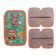 Penal 2 sections, 125 x 205 x 40 mm, calligrata 30p26/2 "animals", laminated cardboard