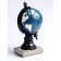 Table interior clock, “Globe”, on batteries, 11 × 7.8 × 13 cm, D-8 cm