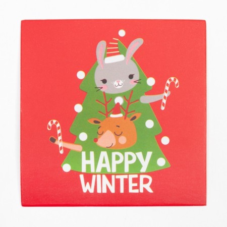 New Year's gift set for the girl KAFTAN "Happy Winter" socks 18-20 cm and accessories-4