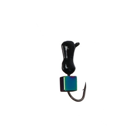 Mormyshka ants black + chameleon cube, weight 0.9 g-1