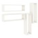 Set of hinged shelves, 4 pcs, color twist