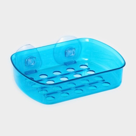 Soap dish on suction cups Bath Collection, plastic, 13 × 10 × 3 cm, color mix-1