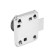 Furniture lock, galvanized, 2 English keys
