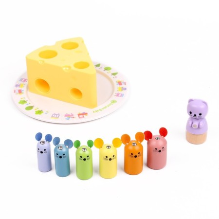 Children's developing fishing "Cheese" 21x21x7 cm-1