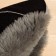 Bath cap from the "premium" sheepskino straight seam, black