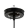 Lamp "Amadeo" 1x40W E27 Black 21x21x70cm