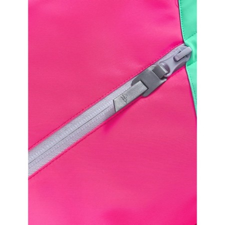 Ski costume for a girl, height 128 cm, pink color-8