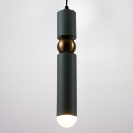 Lamp Bayerlux "Elite" 1he27 40W green-gold 6x6x130 cm.-2