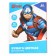 Color paper, A4, 16 sheets, 16 colors, non -stated, bilateral, on paper, 48 g/m², Avengers