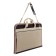 Folder for drawings and drawings for artists A3, 450 x 320 x 30 mm, handles, frame, with pocket, brown/beige, estado