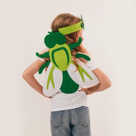 Carnival set "Funn insects": a bandage and a fly from felt, 3-7 years old-4