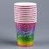 Single -paper glass "Happy Birthday", 250 ml