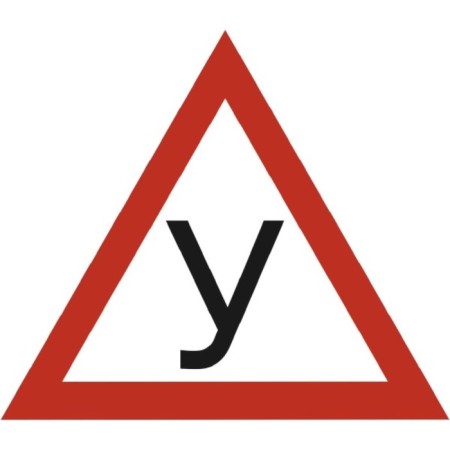 SkyWay sticker "U", GOST, 200x200 mm
