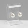 Earrings stand 3.3 × 3 × 5 cm, 2 mm plexiglass, in a protective film, in a protective film