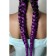 Zumba Kanecalon is monophonic, corrugated, 60 cm, 100 g, purple color (#ay35)