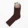 Women's socks from Mongolian wool, chocolate color, size 25 (37-39)