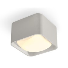 Ambrella Light Acrylic lamp, XS7834011, MR16 GU5.3, GU10 LED 10 watts, color gray sand, white matte