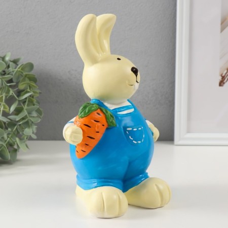 Piggy bank "Rabbit Fermer", height 21.5 cm-2
