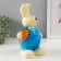 Piggy bank "Rabbit Fermer", height 21.5 cm