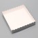 Box for cookies, silver, 15 x 15 x 3 cm