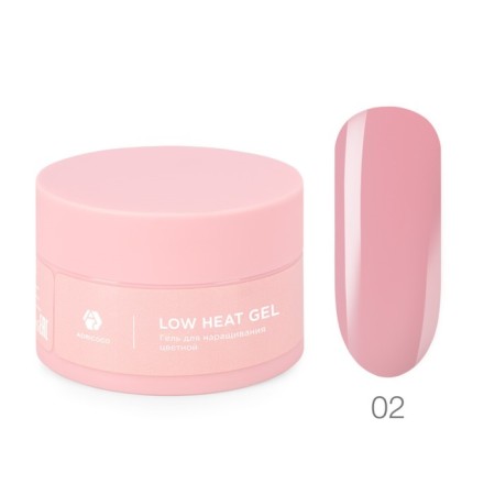 Low-temperature single-phase color gel AdricoCo Low Heat, No. 02 Direct pink, 50 ml