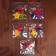 Decor for creativity from the vine "Star" set of 3 pcs., Size 1 pc. - 6.5 cm, color mix